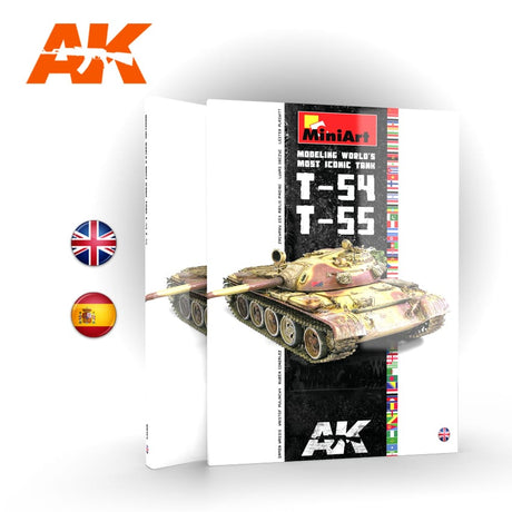 AK Interactive HOBBY BOOKS AK Interactive T54/T55 Modeling World's Most Iconic Tank Book