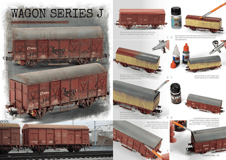 AK Interactive HOBBY BOOKS AK Interactive Trainspotting: Trainwrecks, Locomotives & Wagons Book