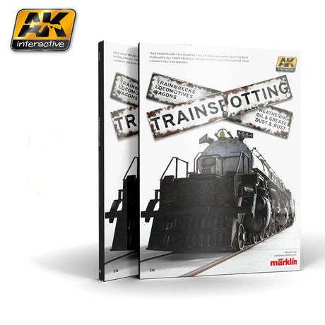 AK Interactive HOBBY BOOKS AK Interactive Trainspotting: Trainwrecks, Locomotives & Wagons Book