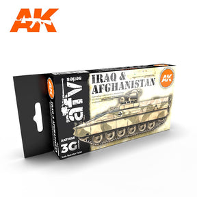 AK Interactive HOBBY PAINT AK Interactive AFV Series: Iraq & Afghanistan Camouflage Acrylic Paint Set (6 Colors) 17ml Bottles