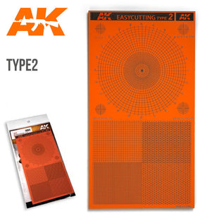 AK Interactive HOBBY TOOLS AK Interactive Tools Easy Cutting Type 2 Board