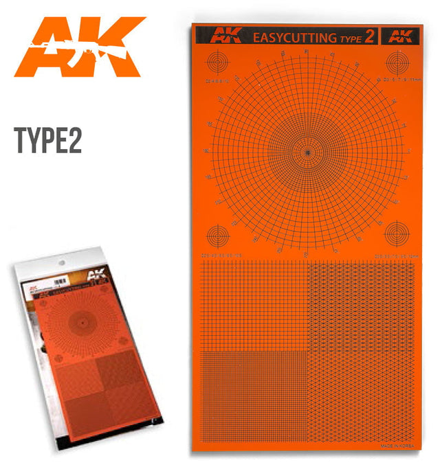 AK Interactive HOBBY TOOLS AK Interactive Tools Easy Cutting Type 2 Board