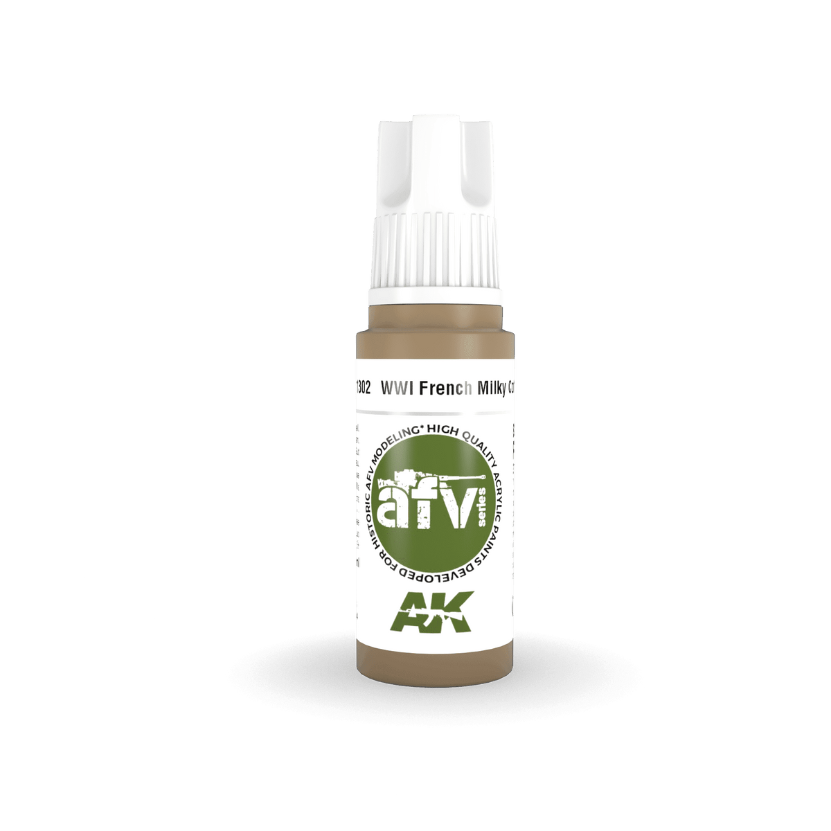 AK Interactive Paint AK Interactive AK11302 3G AFV WWI French Milky Coffee Paint 17ml