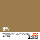 AK Interactive Paint AK Interactive AK11302 3G AFV WWI French Milky Coffee Paint 17ml