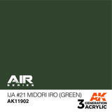 AK Interactive Paint AK Interactive AK11902 3G Air IJA #21 Midori Iro (Green) Paint 17ml