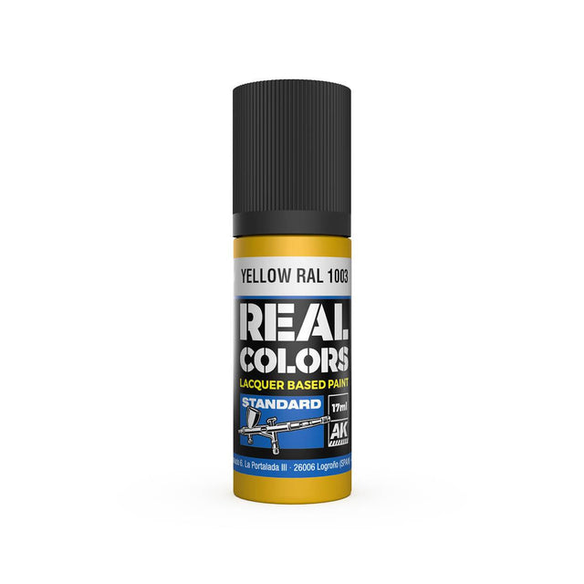 AK Interactive Paint AK Interactive RC814 Real Colors Yellow RAL 1003 Paint 17ml