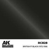AK Interactive Paint AK Interactive RC828 Real Colors British F1 Black 1972-1986 Paint 17ml