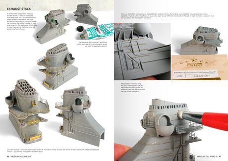 AKI Books HOBBY BOOKS AK Interactive Modeling - Modelling Full Ahead 3: Bismarck & Tirpitz Book