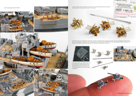 AKI Books HOBBY BOOKS AK Interactive Modeling - Modelling Full Ahead 3: Bismarck & Tirpitz Book