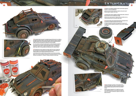AKI Books HOBBY BOOKS AKI Books - Doomsday Chariots Modeling Post-Apocalyptic Vehicles Book