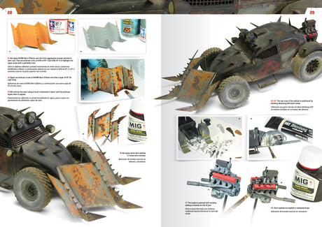 AKI Books HOBBY BOOKS AKI Books - Doomsday Chariots Modeling Post-Apocalyptic Vehicles Book