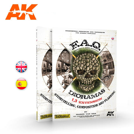 AKI Books HOBBY BOOKS AKI Books - FAQ Dioramas 1.3 Extension: Storytelling, Composition and Planning Guide Book