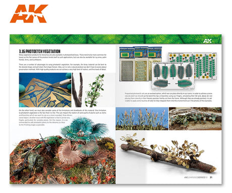 AKI Books HOBBY PAINT AKI Books - Learning 10: Mastering Vegetation in Modeling