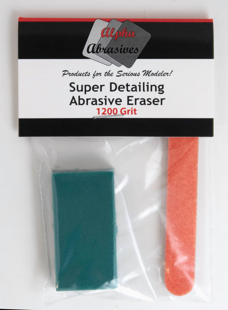 Alpha Abrasives Hobby Building Accessories Alpha Abrasives 1200 Grit Super Detailing Abrasive Eraser - #64053