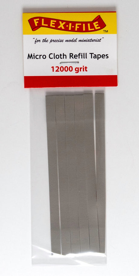 Alpha Abrasives Hobby Building Accessories Alpha Abrasives 12000 Grit Micro Cloth Refill Tapes - 12000