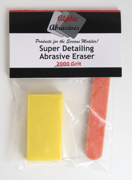 Alpha Abrasives Hobby Building Accessories Alpha Abrasives 2000 Grit Super Detailing Abrasive Eraser - #64054
