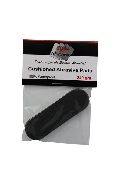 Alpha Abrasives Hobby Building Accessories Alpha Abrasives 240 Grit Sanding Abrasive Refill Pads 6/pack - #903