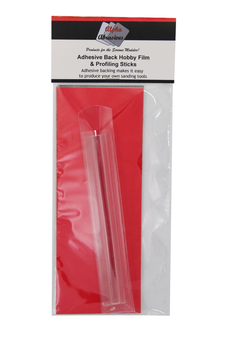 Alpha Abrasives Hobby Building Accessories Alpha Abrasives 3"x8" Adhesive Backed Hobby Film & Profiling Sticks - 204