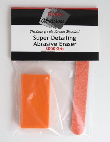 Alpha Abrasives Hobby Building Accessories Alpha Abrasives 3000 Grit Super Detailing Abrasive Eraser - #64055