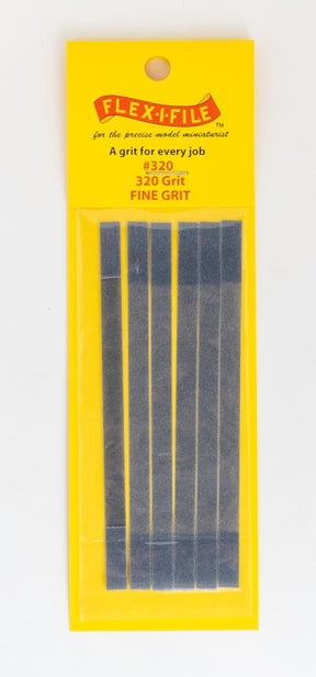 Alpha Abrasives Hobby Building Accessories Alpha Abrasives 320 Grit Fine Flex-I-File’s Abrasive Tapes - #320
