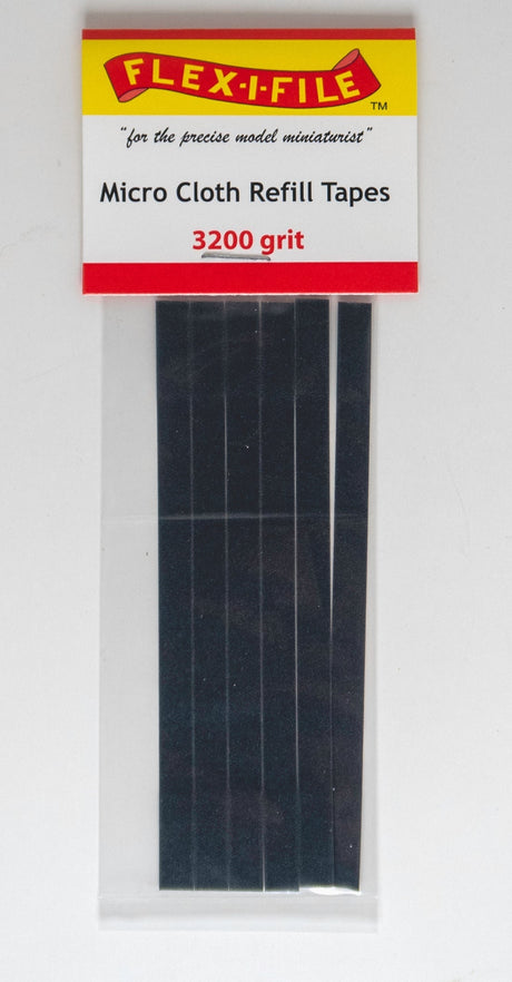 Alpha Abrasives Hobby Building Accessories Alpha Abrasives 3200 Grit Micro Cloth Refill Tapes - #3200-1