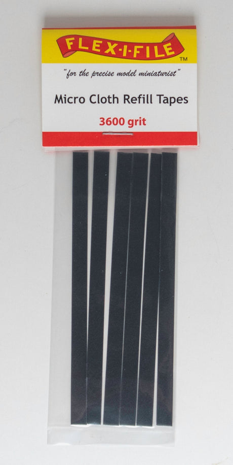 Alpha Abrasives Hobby Building Accessories Alpha Abrasives  3600 Grit Micro Cloth Refill Tapes  - #3600