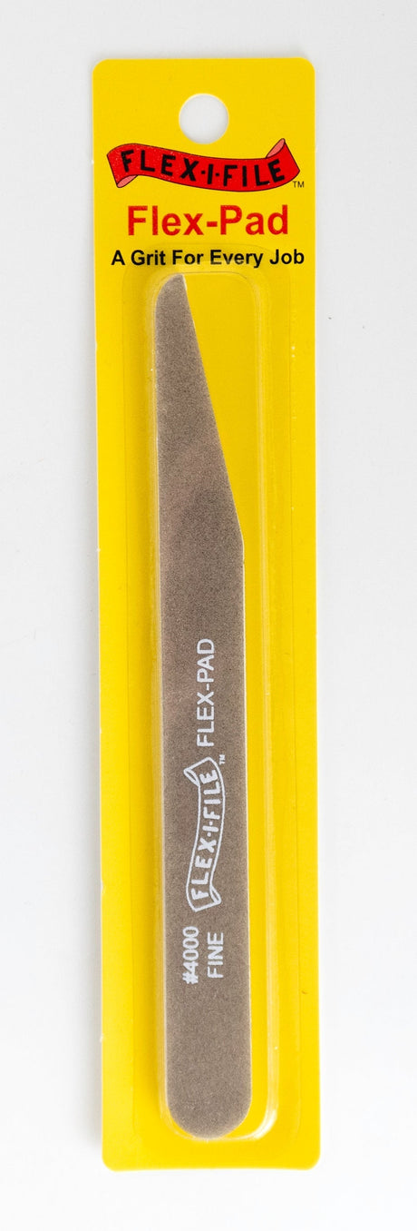 Alpha Abrasives Hobby Building Accessories Alpha Abrasives 400 Grit Fine Single Flex-Pad File - #4000