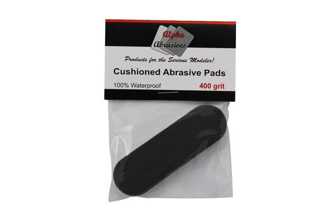 Alpha Abrasives Hobby Building Accessories Alpha Abrasives 400 Grit Sanding Abrasive Refill Pads 6/pack - #0904