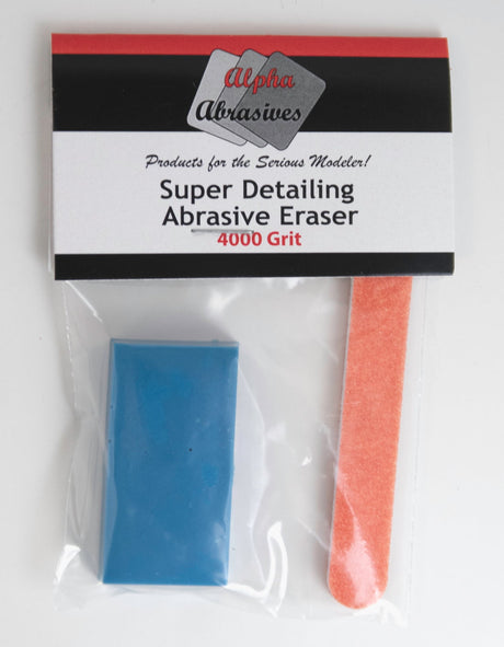 Alpha Abrasives Hobby Building Accessories Alpha Abrasives 4000 Grit Super Detailing Abrasive Eraser - #64056
