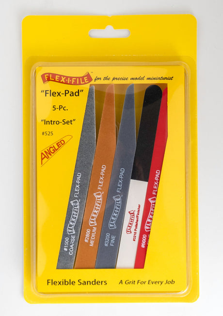 Alpha Abrasives Hobby Building Accessories Alpha Abrasives 5pcs. Flex-Pad Intro-Set - #525