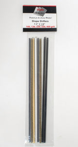Alpha Abrasives Hobby Building Accessories Alpha Abrasives 7.5" x 1/8" Shape Shifters 10/pack - #0908