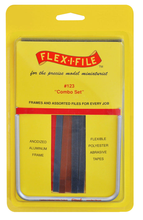Alpha Abrasives Hobby Building Accessories Alpha Abrasives Flex-I-File Combo Set - 123