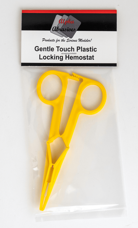 Alpha Abrasives Hobby Building Accessories Alpha Abrasives Gentle Touch Plastic Hemostat Single Pack - #5001