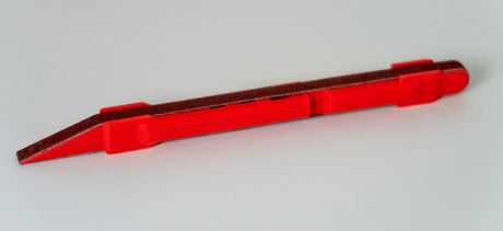 Alpha Abrasives Hobby Building Accessories Alpha Abrasives Sanding Stick with Abrasive Belts and Replacement Belt Packs - #55678