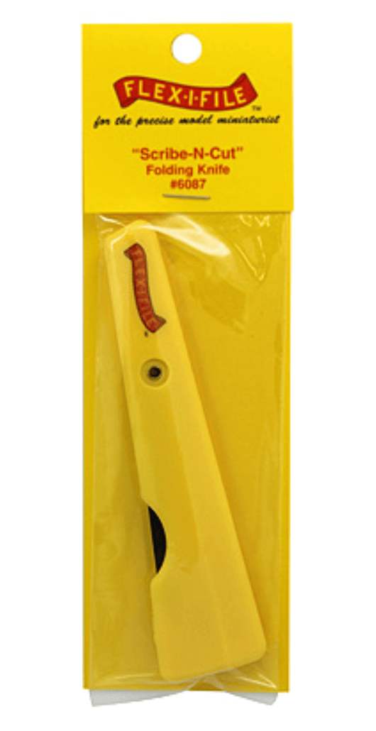 Alpha Abrasives Hobby Building Accessories Alpha Abrasives Scribe-N-Cut Knife Folding Knife - #6087