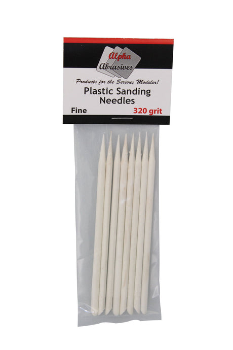 Alpha Abrasives Hobby Building Accessories Alpha Abrasives White Fine Grit Plastic Sanding Needle - 0403