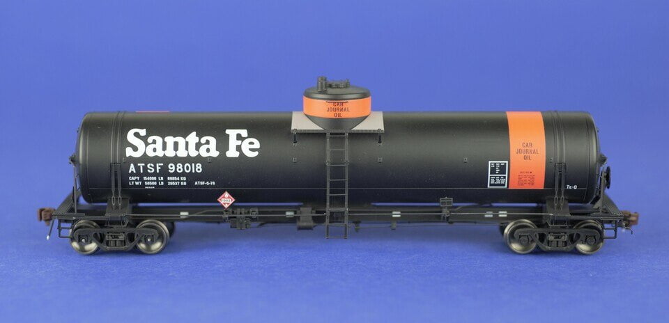 American Limited Models American Limited 1817 ALM - GATC Welded Tank Car ATSF - Santa Fe - Journal Oil Service #98018 HO Scale