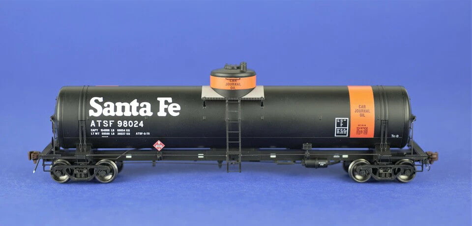 American Limited Models American Limited 1818 ALM - GATC Welded Tank Car ATSF - Santa Fe - Journal Oil Service #98024 HO Scale