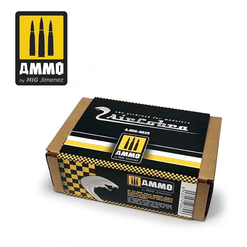 AMMO by MIG Jimenez Airbrush AMMO by Mig 8625 AirCobra 0.3mm Gravity Feed Double Action Airbrush
