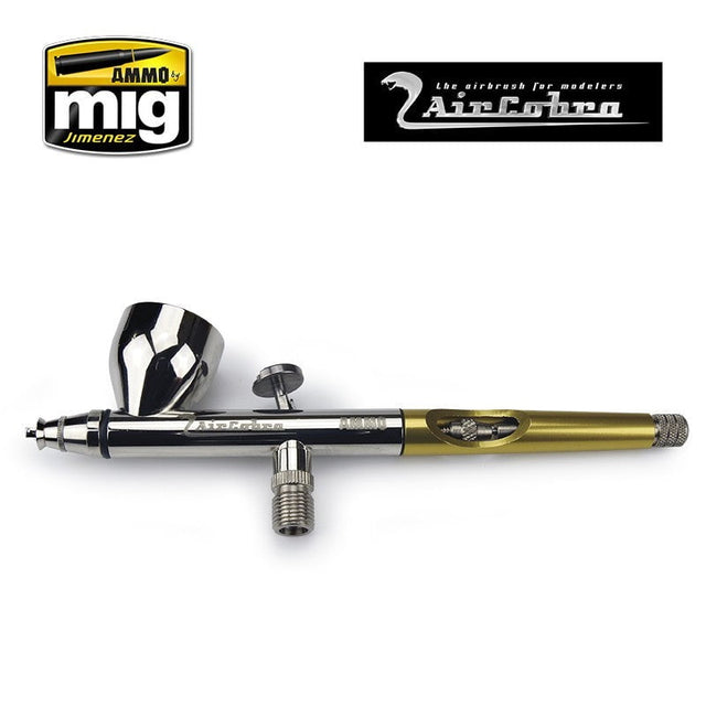 AMMO by MIG Jimenez Airbrush AMMO by Mig 8625 AirCobra 0.3mm Gravity Feed Double Action Airbrush