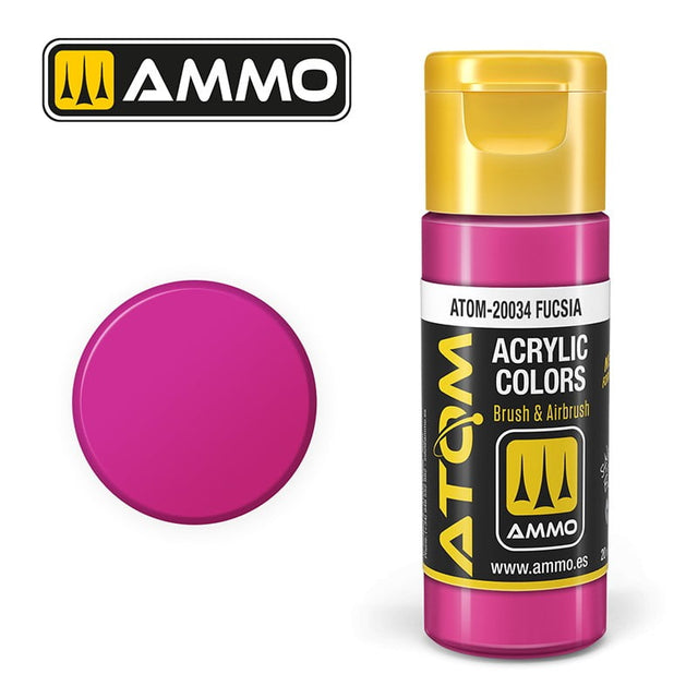 AMMO by MIG Jimenez Airbrush Paint AMMO by MIG ATOM Acrylic Colors: Fucsia