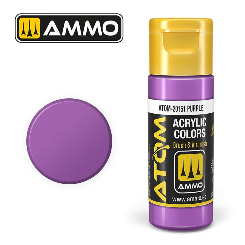 AMMO by MIG Jimenez Airbrush Paint AMMO by MIG ATOM Acrylic Colors: Purple