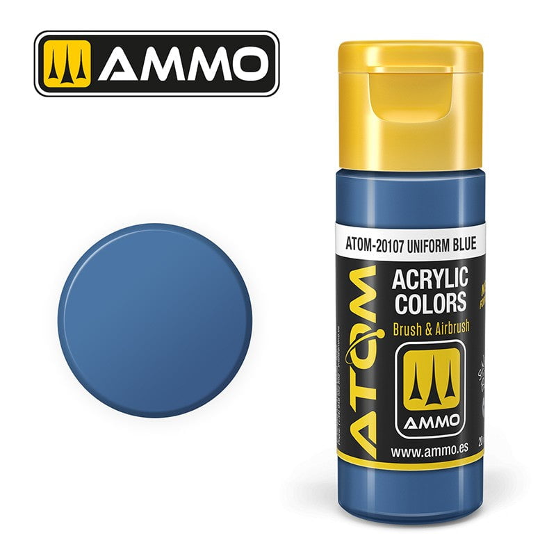 AMMO by MIG Jimenez Airbrush Paint AMMO by MIG ATOM Acrylic Colors: Uniform Blue