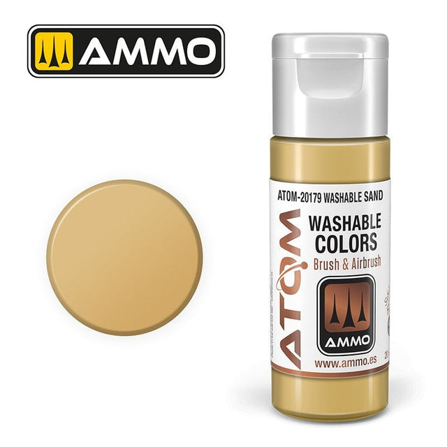 AMMO by MIG Jimenez Airbrush Paint AMMO by MIG ATOM Acrylic Colors: WASHABLE Sand