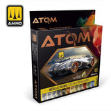 AMMO by MIG Jimenez Airbrush Paint AMMO by MIG ATOM Metallic Colors Set