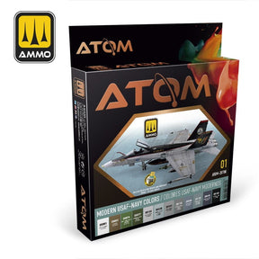 AMMO by MIG Jimenez Airbrush Paint AMMO by MIG ATOM Modern USAF-NAVY Colors Set