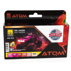 AMMO by MIG Jimenez Airbrush Paint AMMO by MIG ATOM Pink & Magenta Set