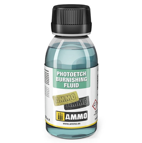 AMMO by MIG Jimenez AMMO by Mig 2021 Photo-Etch Burnishing Fluid 100ml Bottle