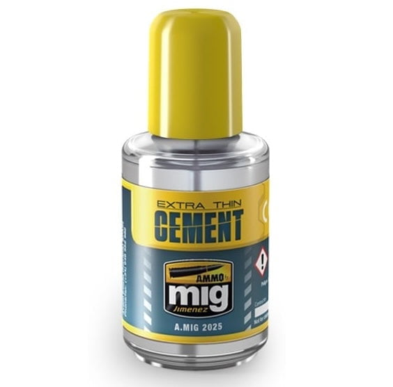 AMMO by MIG Jimenez AMMO by Mig 2025 Extra Thin Cement 30ml Bottle