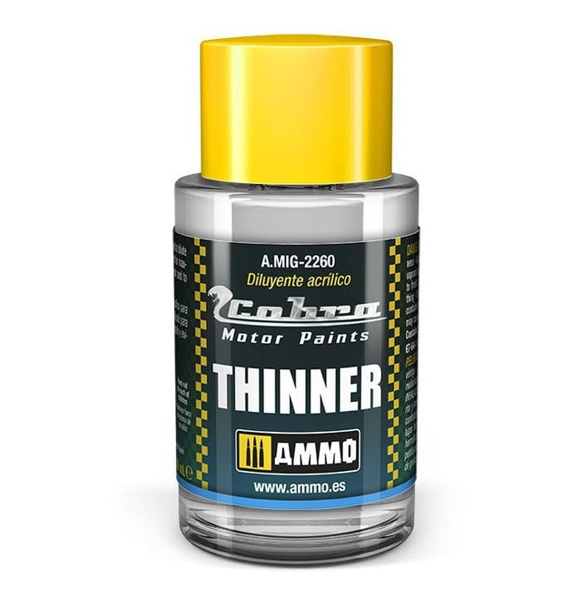 AMMO by MIG Jimenez AMMO by Mig 2260 Cobra Motor: Acrylic Thinner 30ml Bottle